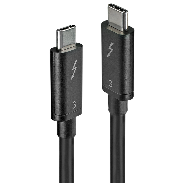 0.5m Thunderbolt 3 Cable, 40Gbps, Passive Connect Thunderbolt 3 devices at up to 40Gbps image 1