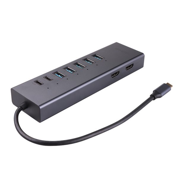 DST-Mini Duo, USB-C Laptop Mini Docking Station 2x 4K HDMI® 2x 4K HDMI®, PD 3.0 100W, USB 3.2 Gen 2, Gigabit Ethernet image 2