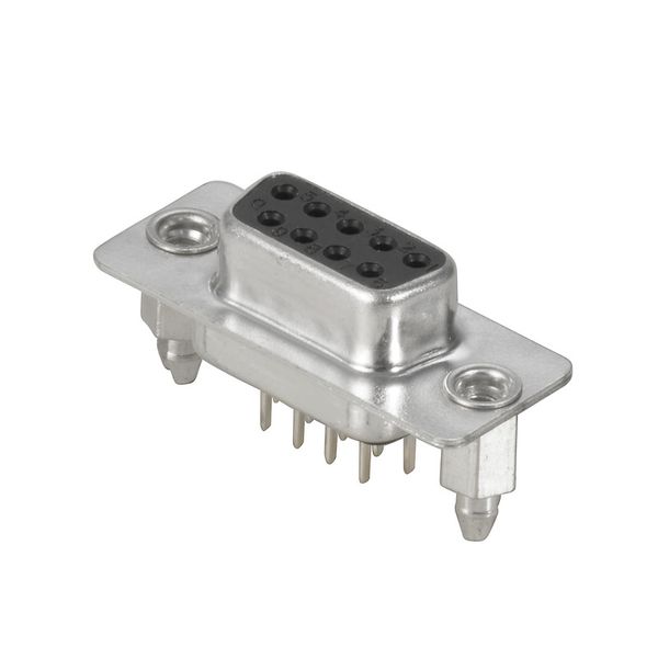 PCB plug-in connector data, Thread-nut UNC 4-40, THT solder connection image 1