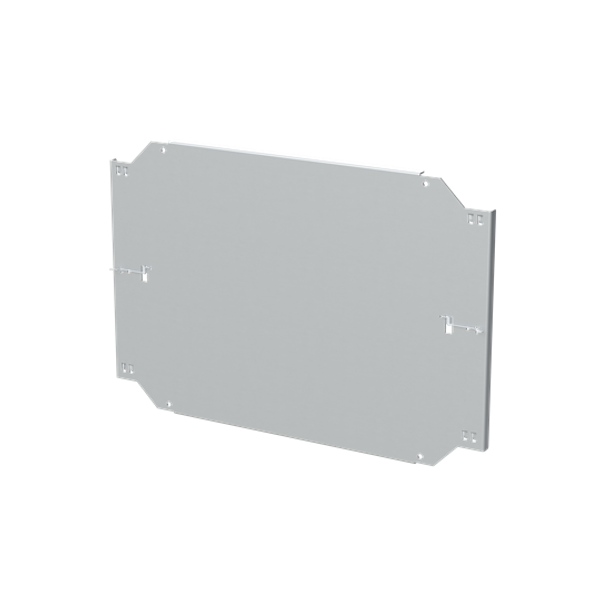 QM0605000 Mounting plate, 489 mm x 600 mm x 230 mm image 1