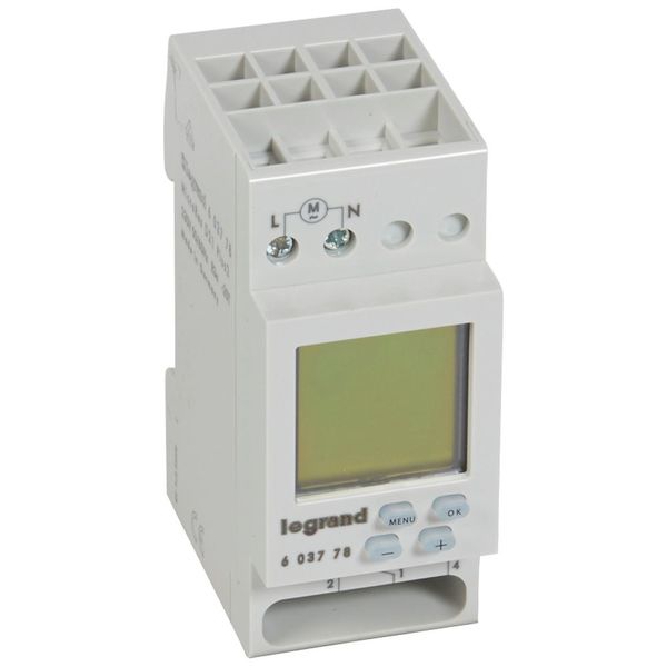 MicroRex D21 Plus digital time switch - 1 channel - French version image 1
