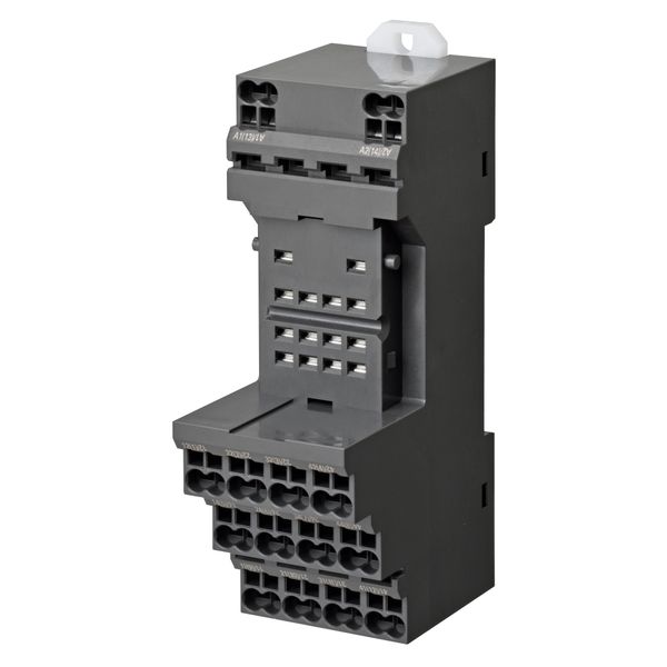 Socket, DIN rail/surface mounting, 31 mm, 14-pin, Push-in terminals, image 5