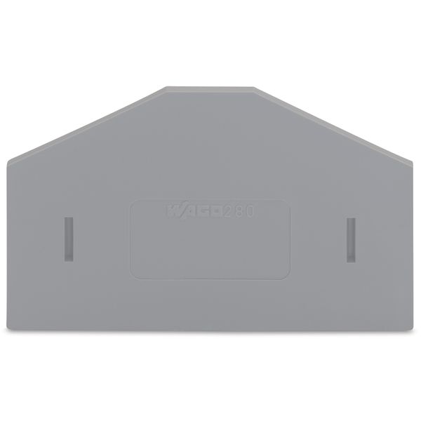 Separator plate 2.5 mm thick oversized gray image 1
