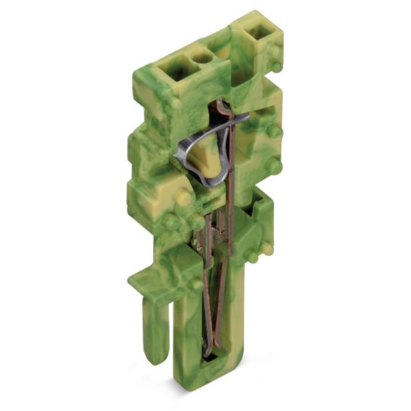 Center module for 1-conductor female connector CAGE CLAMP® 4 mm² green image 2