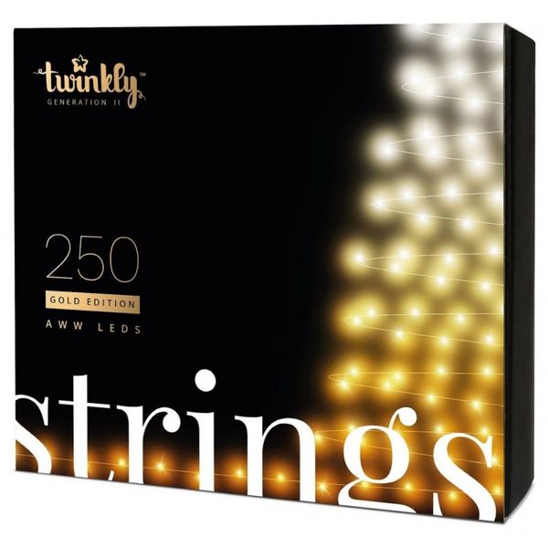 Twinkly Strings Gold  250 LED AWW image 1