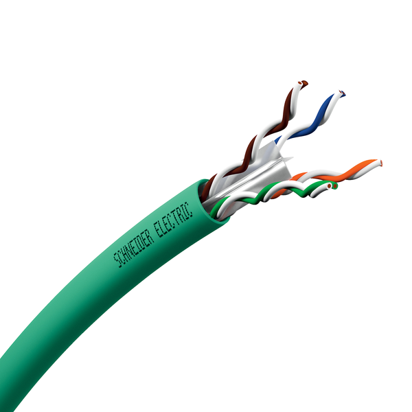 Copper LAN cable, Actassi, U/UTP, 4P, Cat6, Euroclass D, 250MHz, AWG 24, LSZH, 305m image 4