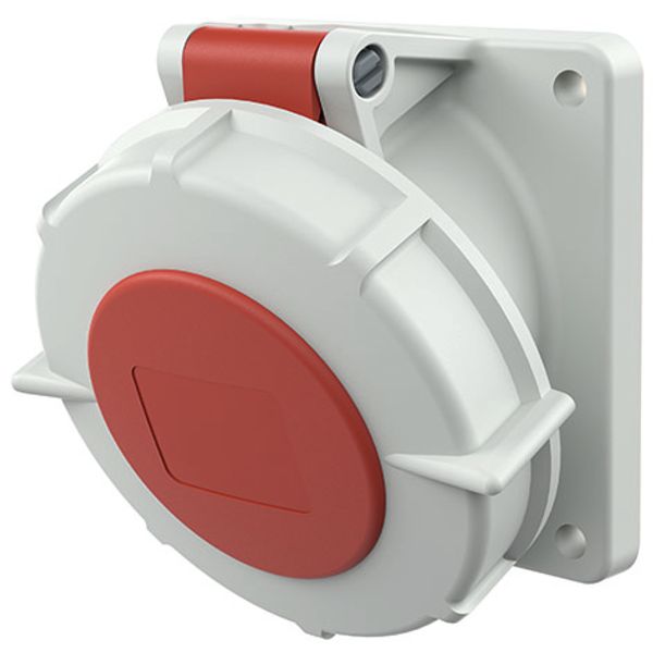 Receptacle angled,32A4p 6h400V, IP67 image 1