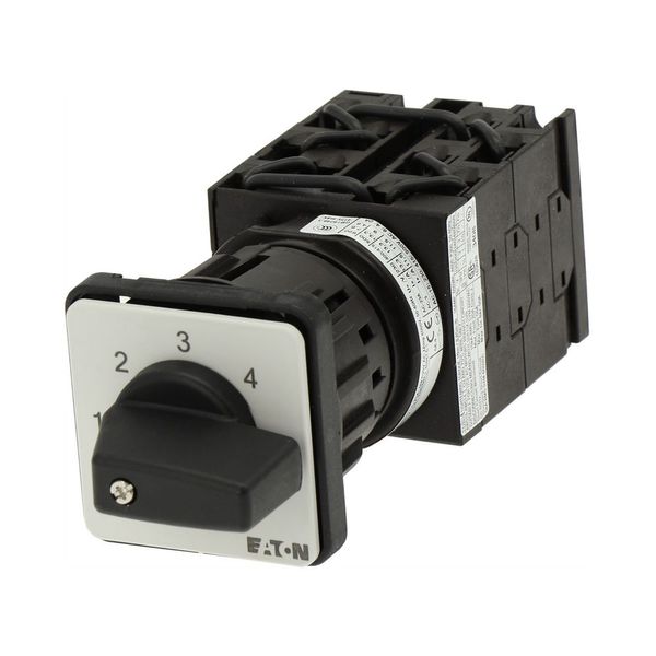 Step switches, T0, 20 A, centre mounting, 5 contact unit(s), Contacts: 10, 45 °, maintained, Without 0 (Off) position, 1-5, Design number 8252 image 8