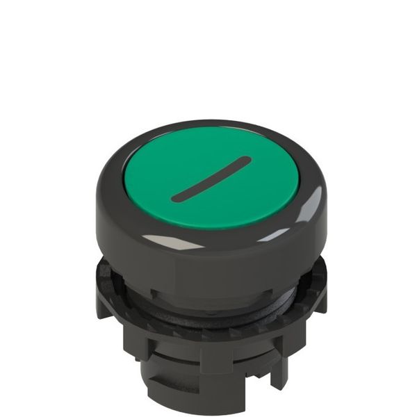 Green flushed push button with marking E2 1PU2R421L2-T6 image 1