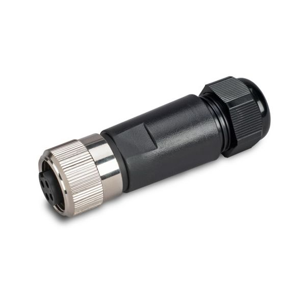 MB-Power plug-in connection for round cables SWD4-LR4P, plug 7/8z, IP67 image 1