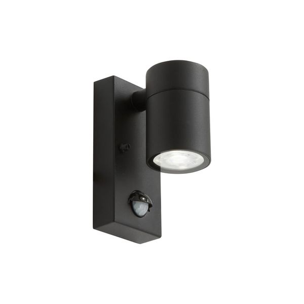 Acero Directional Wall Light PIR Black image 1