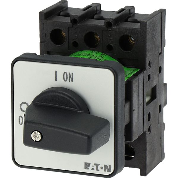 On-Off switch, P1, 32 A, flush mounting, 3 pole, with black thumb grip and front plate image 17
