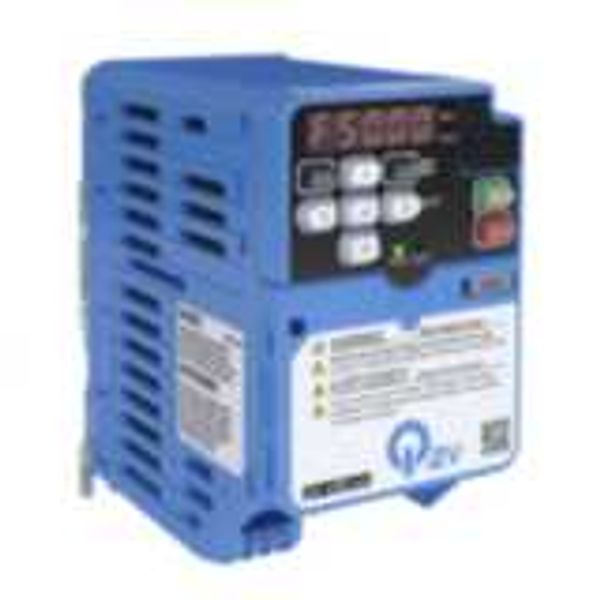 Inverter Q2V 200V, ND: 1.2 A / 0.2 kW, HD: 0.8 A / 0.1 kW, with integr image 2