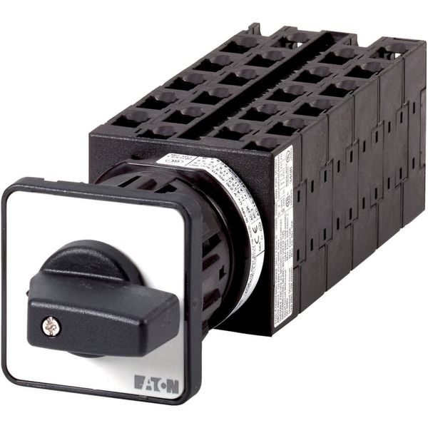 Step switches, T0, 20 A, centre mounting, 11 contact unit(s), Contacts: 21, 45 °, maintained, Without 0 (Off) position, 1-7, Design number 8274 image 5