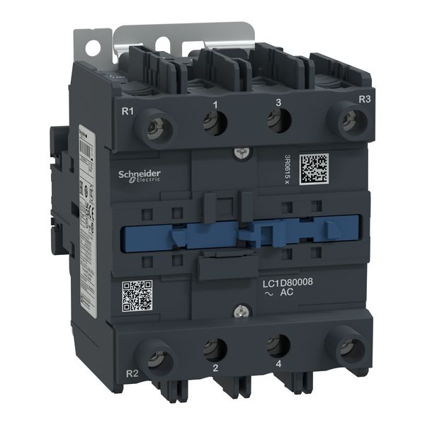 TeSys Deca contactor, 4P(2NO/2NC), AC-1 440V, 125A, 220V AC 50/60 Hz coil image 4