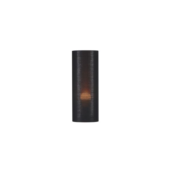FENDA lamp shade, D150/ H400, cylindrical, black/ copper image 5