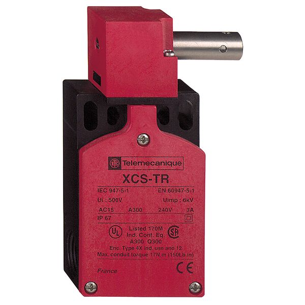 Guard switch, Telemecanique Safety switches XCS, XCSTR, spindle 30 mm, 1NC+2 NO, Pg11 image 1