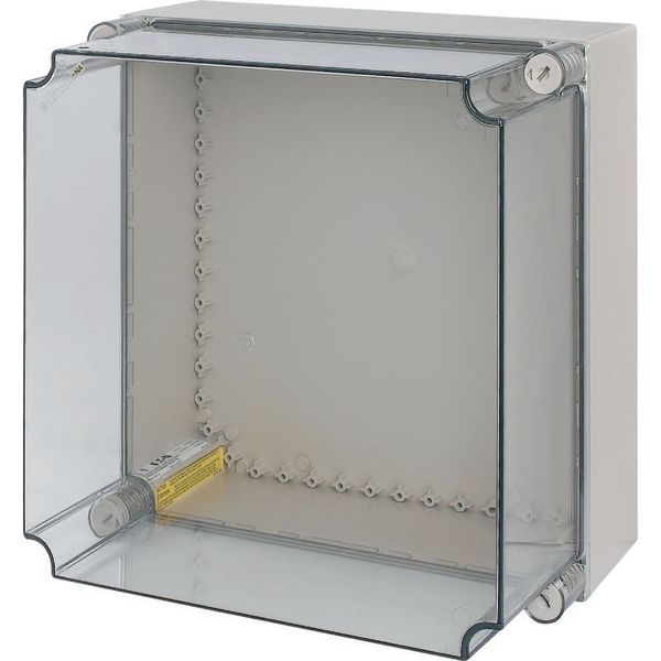 Insulated enclosure, smooth sides, HxWxD=375x375x275mm, NA type image 4