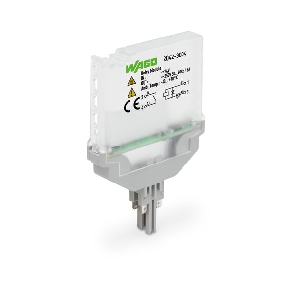 Relay module Nominal input voltage: 24 VDC 1 make contact image 1