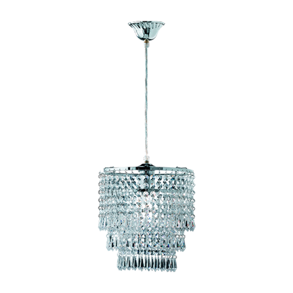 Orient chandelier E27 chrome image 1