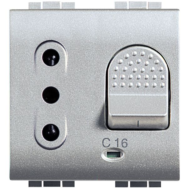 safety socket 2P+E 10A image 1