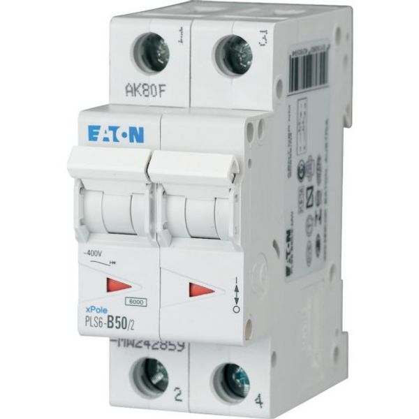 PLS6-D50/2 Eaton Moeller series xPole - PLS6/M MCB image 1