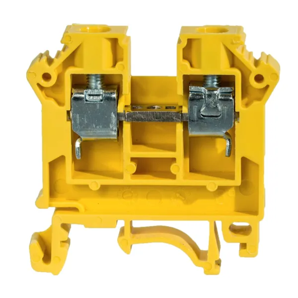 Rail-mounted screw terminal block ZSG1-6.0Nz yellow image 1