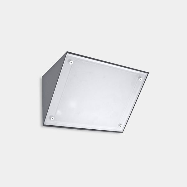 Wall fixture IP65 Curie Glass 350mm E27 40W Urban grey image 1