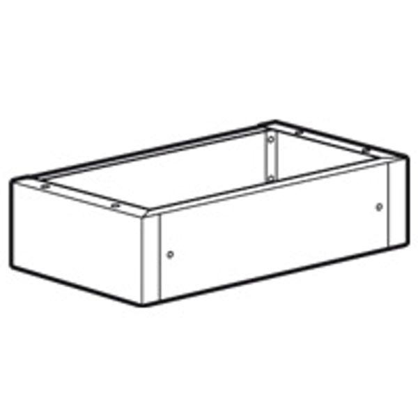 Plinth - for cabinet and enclosure XL³ 800 IP 55 width 950 mm image 1