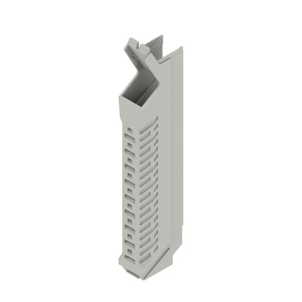 Side element, IP20 in installed state, Plastic, Agate grey, Width: 12. image 1