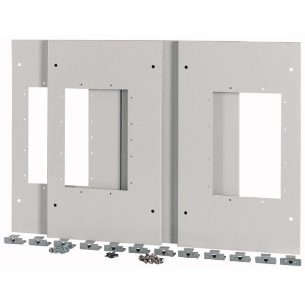 Plug-in plate for 3xIZMX16, W=1000mm, grey image 1