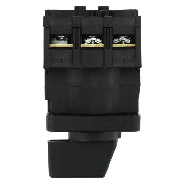 On-Off switch, P1, 40 A, flush mounting, 3 pole, with black thumb grip and front plate image 10