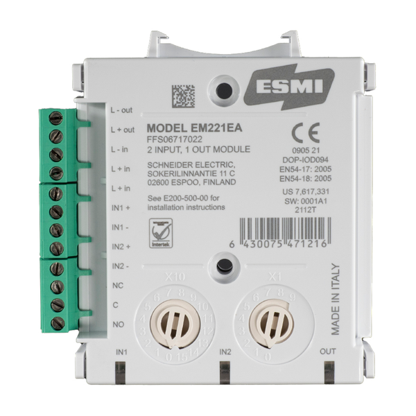 Dual input - single output module, EM221EA, with isolator image 4