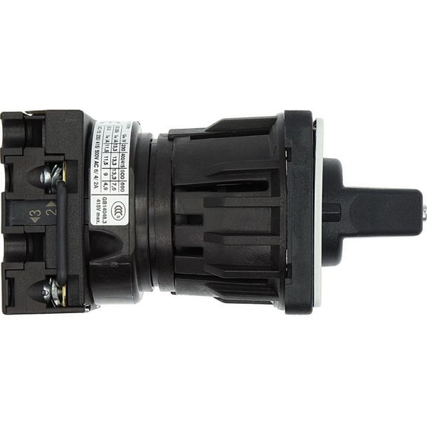 ON-OFF button, T0, 20 A, center mounting, 1 contact unit(s), Contacts: 2, 45 °, momentary, With 0 (Off) position, with spring-return, STOP>I image 28