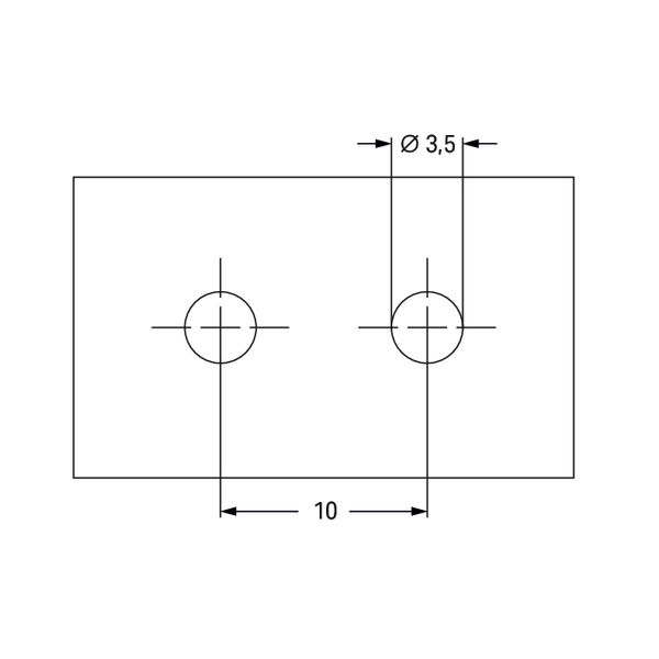 Strain relief for 294 Series with snap-in mounting feet white image 4