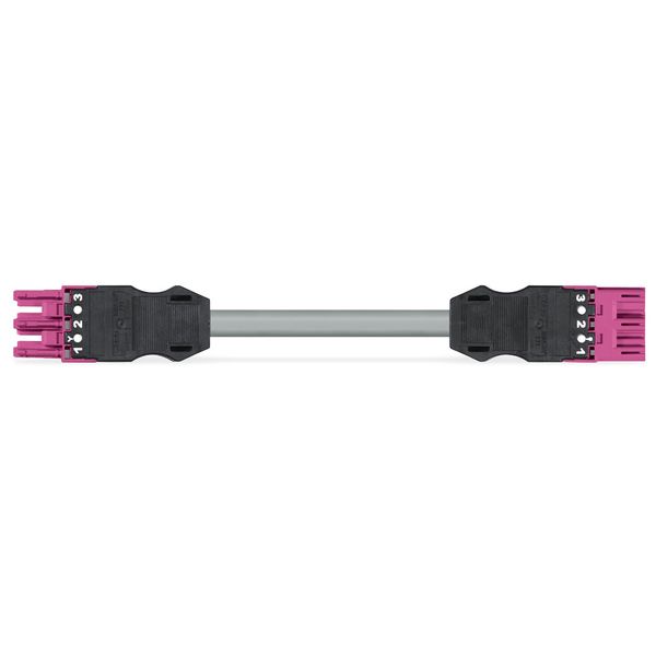 pre-assembled interconnecting cable Eca Socket/plug pink image 1