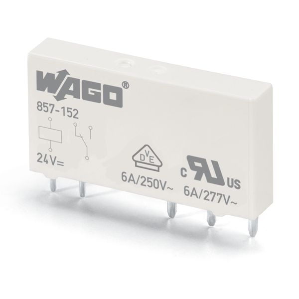 Basic relay Nominal input voltage: 24 VDC 1 changeover contact image 2