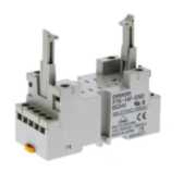 Socket, DIN rail/surface mounting, screw terminals, led indicator, for image 1