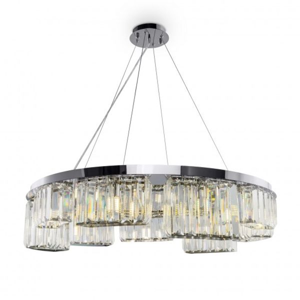 Modern Colline Pendant Lamp Chrome image 4