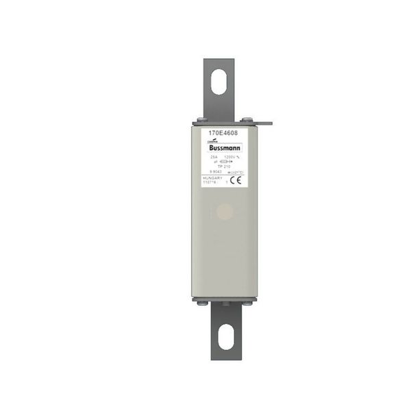 Fuse-link, high speed, 25 A, AC 1200 V, compact size 1, 43 x 43 x 195 mm, aR, IEC, with indicator image 9