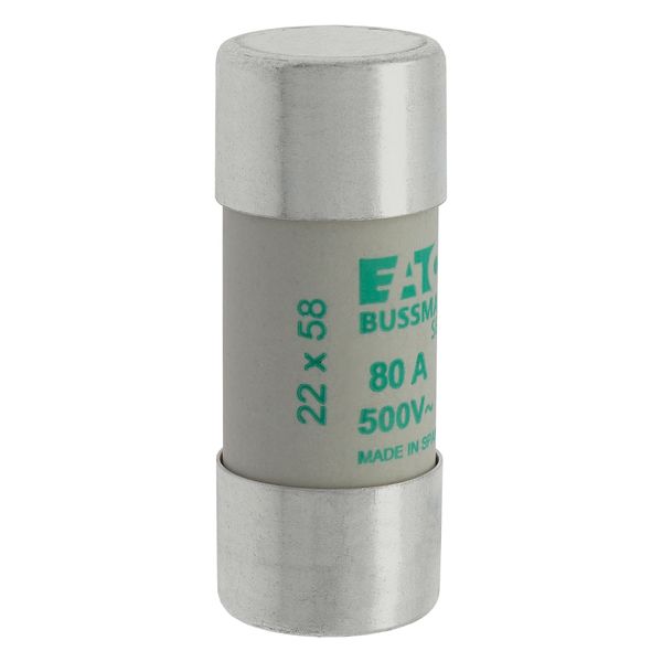 Fuse-link, LV, 80 A, AC 500 V, 22 x 58 mm, aM, IEC image 19