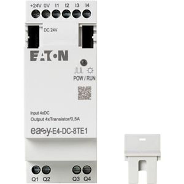 I/O expansion, For use with easyE4, 24 V DC, Inputs expansion (number) digital: 4, screw terminal image 13
