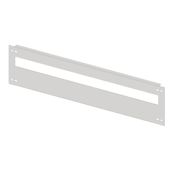 Slotted front plate 3G4 sheet steel, long cut, 37MW image 1