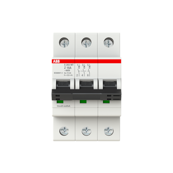 S203MT-Z16 Miniature Circuit Breakers MCBs - 3P - Z - 16 A image 6