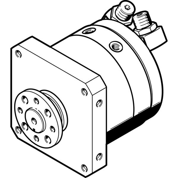 DSM-T-16-270-P-FW-A-B Rotary actuator image 1