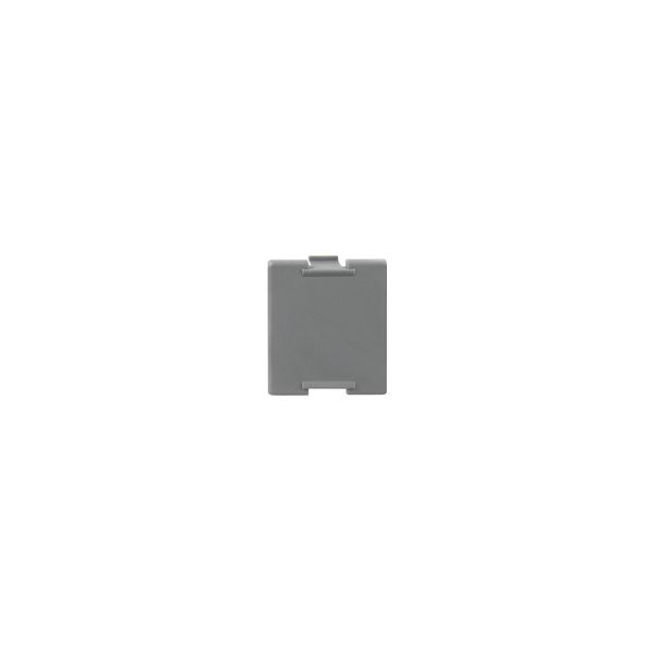 Staubschutzkappe, zur Nachrüstung an allen Rutenbeck Patchpaneln/Universalmodulen, grau (ähnlich RAL 7035) image 1
