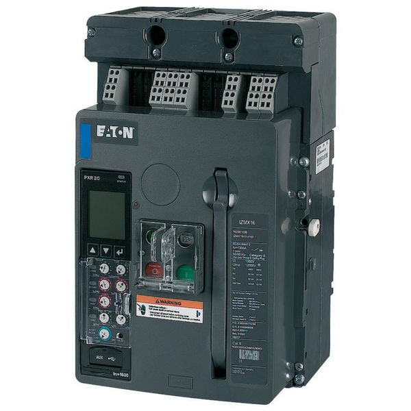 Circuit-breaker, 3 pole, 630A, 42 kA, Selective operation, IEC, Fixed image 3