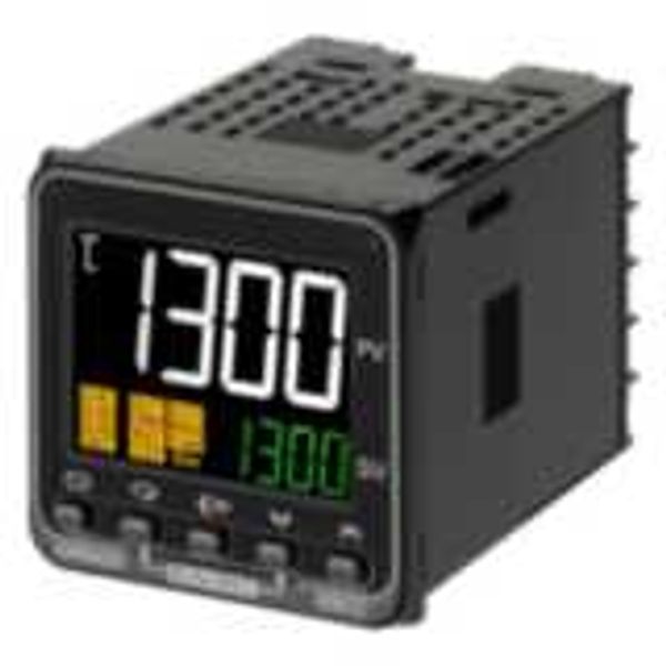 Temperature controller, 1/16 DIN (48x48 mm), 1 Relay output, 3 AUX, RS image 2