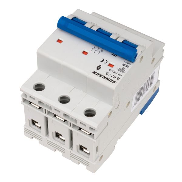 Miniature Circuit Breaker (MCB) AMPARO 10kA, B 63A, 3-pole image 5