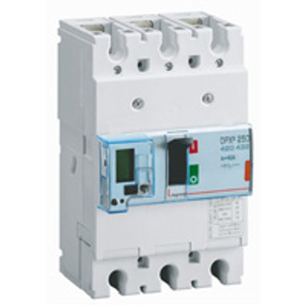 MCCB electronic + energy metering - DPX³ 250 - Icu 36 kA - 400 V~ - 3P - 40 A image 1